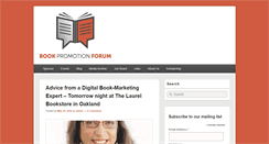 Desktop Screenshot of bookpromotionforum.org