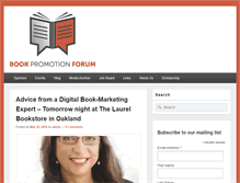 Tablet Screenshot of bookpromotionforum.org